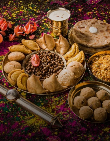 Enjoying A Cheat Day On A Holi's Day Date